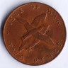 Монета 2 пенса. 1978 год, Остров Мэн.