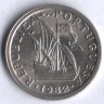 Монета 2,5 эскудо. 1982 год, Португалия.