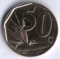 50 центов. 1997 год, ЮАР. (Afrika Borwa).