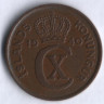 Монета 5 эйре. 1940 год, Исландия.