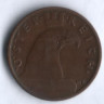 Монета 1 грош. 1934 год, Австрия.