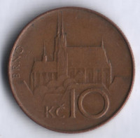 10 крон. 1994 год, Чехия.