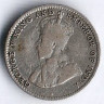 Монета 10 центов. 1926 год, Цейлон.