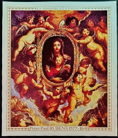 Мини-блок. "Картины Питера Пауля Рубенса". 1978 год, Кот д`Ивуар.