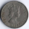 Монета 25 центов. 1964 год, Сейшельские остова.