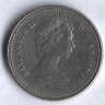 Монета 5 центов. 1982 год, Канада.
