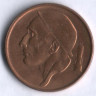 Монета 50 сантимов. 1998 год, Бельгия (Belgie).