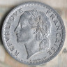 Монета 5 франков. 1946 год, Франция.