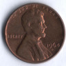 1 цент. 1964(D) год, США.