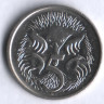 Монета 5 центов. 1992 год, Австралия.