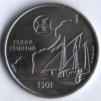 Монета 200 эскудо. 2000 год, Португалия. Флорида.