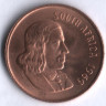 2 цента. 1969 год, Южная Африка. (South-Africa).