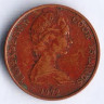 Монета 1 цент. 1972 год, Острова Кука.