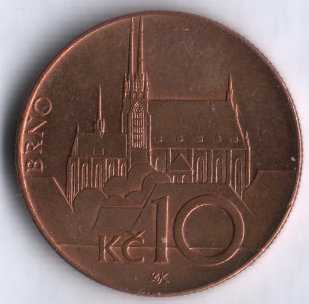 10 крон. 2003 год, Чехия.