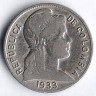 Монета 2 сентаво. 1933 год, Колумбия.