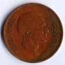 Монета 5 филсов. 1974 год, Иордания.
