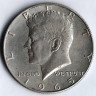 Монета 1/2 доллара. 1965 год, США.