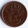 Монета 1 эре. 1919 год, Дания. HCN;GJ.
