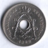 Монета 5 сантимов. 1922/0 год, Бельгия (Belgique).