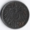Монета 5 пфеннигов. 1922 год (J), Германская империя.