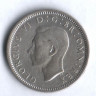 Монета 6 пенсов. 1943 год, Великобритания.