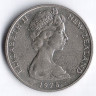 Монета 10 центов. 1978 год, Новая Зеландия.