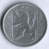 Монета 1 франк. 1942 год, Бельгия (Belgie-Belgique).