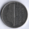 Монета 1 гульден. 1987 год, Нидерланды.