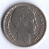 Монета 10 франков. 1945 год, Франция. Большая голова, длинные ветви.