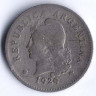 Монета 10 сентаво. 1929 год, Аргентина.