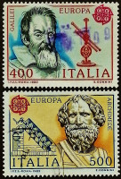 Набор почтовых марок (2 шт.). "Европа (C.E.P.T.)". 1983 год, Италия.