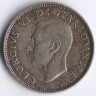 Монета 2 шиллинга. 1943 год, Великобритания.
