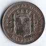 Монета 1 песета. 1870(70) год, Испания.