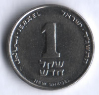 Монета 1 новый шекель. 1994 год, Израиль.