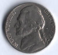 5 центов. 1975(D) год, США.