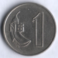 1 новый песо. 1980 год, Уругвай.