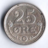 Монета 25 эре. 1919 год, Дания. HCN;GJ.