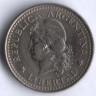 Монета 5 сентаво. 1958 год, Аргентина.