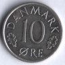 Монета 10 эре. 1979 год, Дания. B;B.