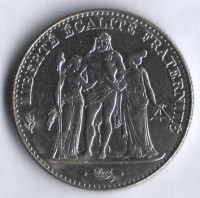 Монета 5 франков. 1996 год, Франция. 200 лет французскому франку.