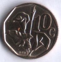 10 центов. 1994 год, ЮАР.