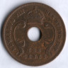 Монета 10 центов. 1936(KN) год, Британская Восточная Африка.