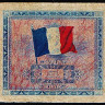 Бона 5 франков. 1944 год, Франция (Военный выпуск).