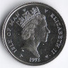 Монета 10 пенсов. 1992(AC) год, Остров Мэн.