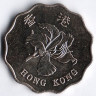 Монета 2 доллара. 2015 год, Гонконг.