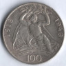 100 крон. 1948 год, Чехословакия. 30 лет образования Чехословацкой республики.