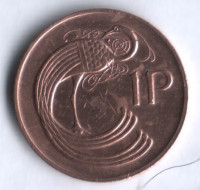 Монета 1 пенни. 1979 год, Ирландия.