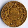 Монета 10 сентимо. 1941(sj) год, Коста-Рика.