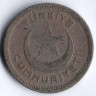 Монета 5 курушей. 1938 год, Турция.