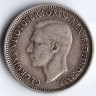 Монета 6 пенсов. 1945(m) год, Австралия.